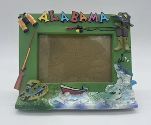 ALABAMA Fun Cornice portafoto in resina 3D pesca, caccia, nautica 5" x 3,5" - Foto 1 di 6