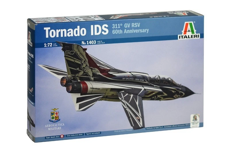 ✅ITALERI 1403 - Scala 1 : 72 TORNADO IDS 311° GV RSV 60° Anniv. - Immagine 1 di 4