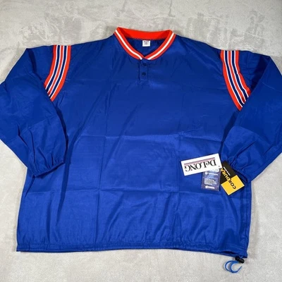 Vintage DELONG Soccer Sports Cordura Nylon Pullover Shirt Jacket Men's 2XL NWT - Image 1 of 4