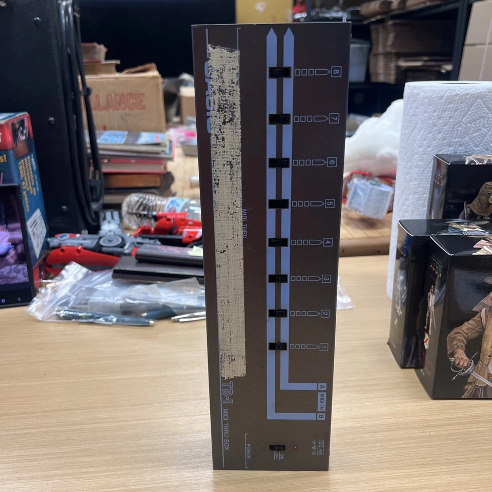 Casio TB-1 Vintage Midi Thru Box No Power Cord - Image 1 of 4