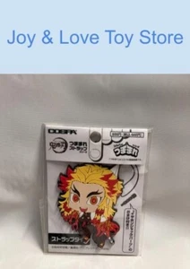 Portachiavi COSPA Demon Slayer Kyojuro Rengoku 3" gomma importazione Giappone - Foto 1 di 3