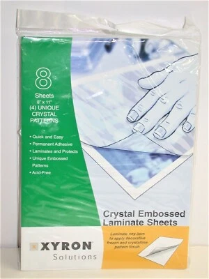 (8) Sheets 8" x 11" Xyron Solutions Jewel Tint DIY Laminate Sheets Assorted NEW - Image 1 of 2