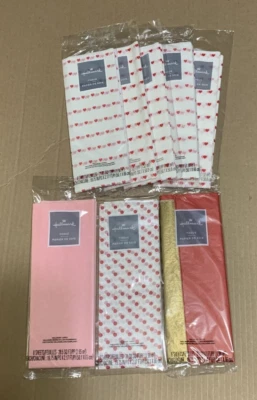 Hallmark Valentine’s/Mother’s Day Pink Red White Hearts Dot Tissue  Paper-Mixed - Image 1 of 4