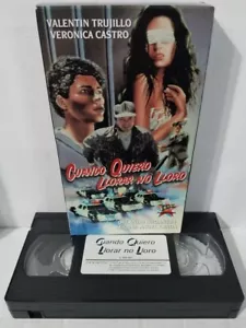 Cuando Quiero Llorar No Lloro Valentin Trujillo Veronica Castro (VHS Spanish) - Imagen 1 de 5