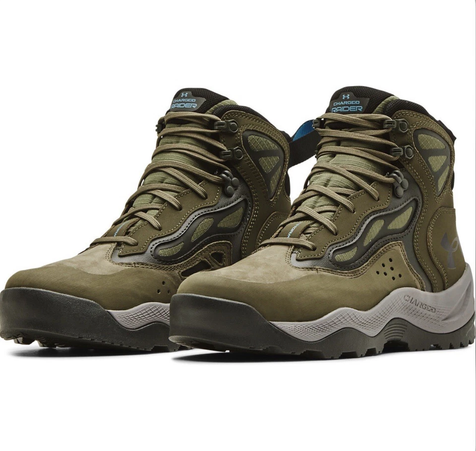 Under Armour Marine Green Charged Raider Hunting Boots-11 - Image 1 of 4