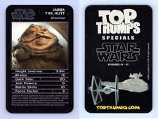 Jabba The Hutt - Star Wars Episodes IV-VI 2004 Top Trumps Specials Card