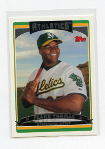 2006 TOPPS # 580 FRANK THOMAS , OAKLAND 