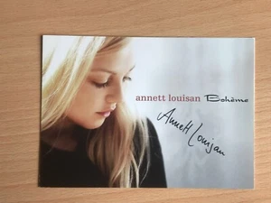 Annett Louisan Autogrammkarte orig signiert MUSIK SCHLAGER ROCK POP #6211 - Bild 1 von 1