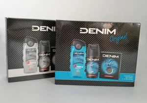Men's bathroom set denim shower foam + deodorant + aftershard - Picture 1 of 12