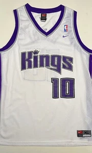 Vintage Mike Bibby Sacramento Kings Basketball NIKE Sewn XL+2 Jersey NBA - Picture 1 of 4