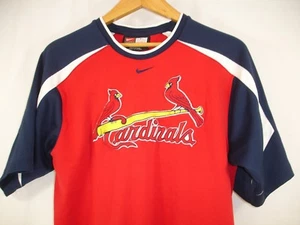 ST LOUIS CARDINALS MLB NIKE BASEBALL T SHIRT ROT BLAU WEISS M  - Bild 1 von 7