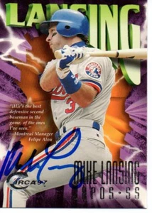 Mike Lansing Montreal Expos 1997 Circa Signed Card - Picture 1 of 1