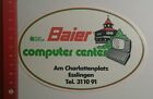 Aufkleber Sticker Buro Actuell Baier Computer Center Esslingen 03091667
