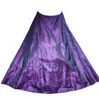 Vintage 90s Y2K Deep Purple A Line Maxi Skirt Gothic Whimsygoth Cottagegore