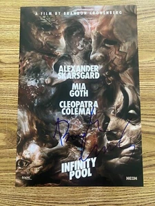 Brandon Cronenberg Autographed 12x18 Photo Director Infinity Pool - Picture 1 of 2