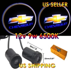 3D 9w Chevrolet Ghost Shadow Projector Laser Logo LED Courtesy Door Step Light - Picture 1 of 5