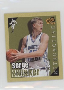 1997 Press Pass Double Threat Retroactive Serge Zwikker #28 Rookie RC