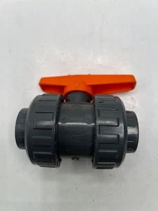 (Qty 1) Type 6 -3/4" PVC PN16 DN20 Ball Valve D25 - Picture 1 of 3