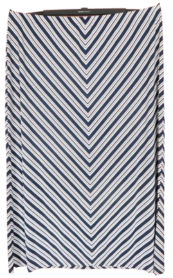 SK19004-CATO Women Stretch Polyester Maxi Pencil Skirt Stripe Multicolor 26W 28W - Image 1 of 4