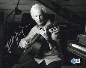 Foto firmada autografiada por Robby Krieger THE DOORS Jim Morrison 8x10 Beckett BAS - Imagen 1 de 1
