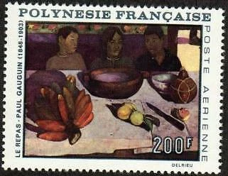 French Polynesia Stamp C48  - Painting, by Gauguin - Image 1 of 1