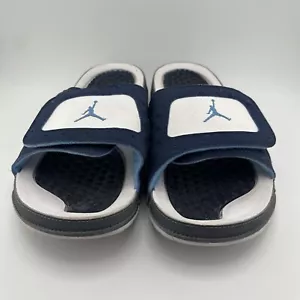 COA Air Jordan Hydro XIII Retro Flint Grey Slides US Men's Size 10 684915-401 - Picture 1 of 11