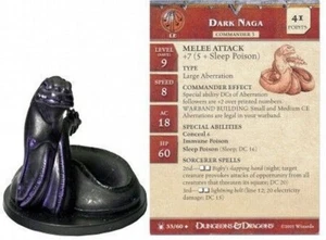 Dungeons & Dragons Miniatures - DARK NAGA - (D&D 69) - Wizard - Imagen 1 de 2