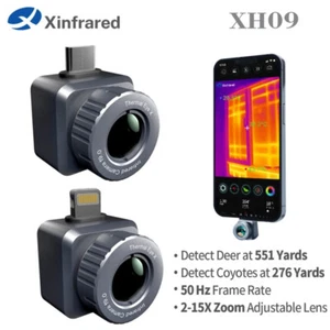 Mira para cámara de visión nocturna térmica Xinfrared XH09 para aislamiento de caza - Imagen 1 de 23
