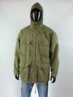 Fjallraven Rare Vintage 90s Gore-Tex Khaki Full Zip Hooded Jacket Size L
