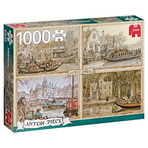 JUMBO-JUMBO-18855 Does Not Apply Navi nel Canale Anton Pieck-Jumbo-Puzzle (q9p) - Immagine 1 di 1