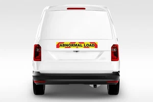 Abnormal Load Fluorescent Magnetic Warning Sign - Picture 1 of 1