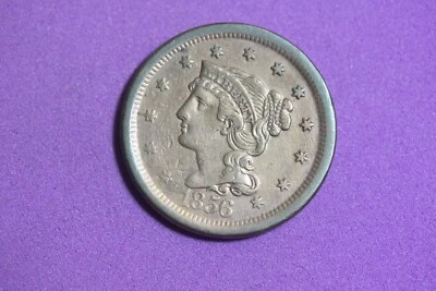 Estate Find 1856  - Coronet Head Large Cent!! #K5804 - Image 1 of 2