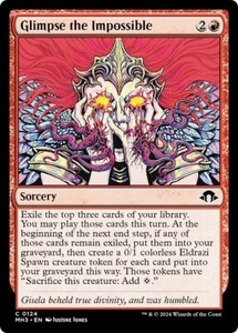 GLIMPSE THE IMPOSSIBLE x4 mtg NM-M Modern Horizons 3 Common - Picture 1 of 1