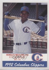 1992 Cracker Jack Columbus Clippers Police Hensley Meulens #18