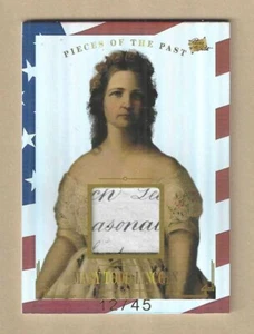 2023 Pieces Of The Past Historical Premium Ed. MARY TODD LINCOLN #157 Relic /45 - Picture 1 of 2