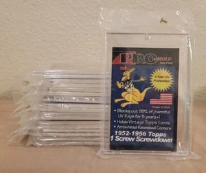 VTG • Pro-Mold • PC52 • 1 Screw Down • Hard Case Card Holder • Lot Of 10 • NIB!! - Picture 1 of 2