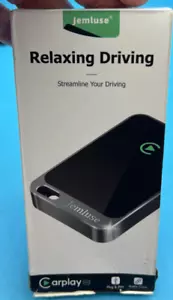 Adaptador inalámbrico CarPlay Jemluse para Apple - Conexión rápida estable (gris cósmico) - Imagen 1 de 2