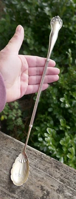 Antique Gorham Sterling Silver Lancaster Pattern Claret spoon - 13.5" Long - Image 1 of 4