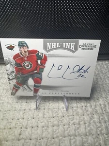 2011-12 PANINI CONTENDERS CAL CLUTTERBUCK NHL INK SIGNATURE AUTO #26 - Imagen 1 de 2