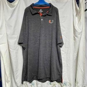 Camisa polo para hombre 2XT NCAA Florida Miami University Hurricanes Coliseo - Imagen 1 de 5