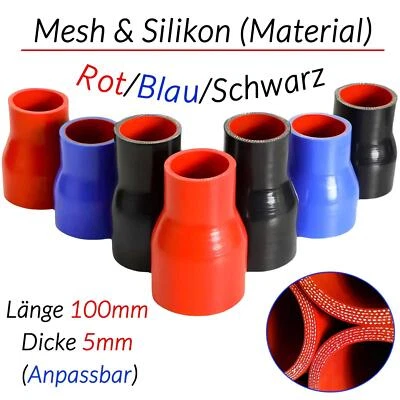 REDUZIERSTÜCK SILIKON-SCHLAUCH Reduzierung Kühlerschlauch Gummi Reduzierer - Image 1 of 4