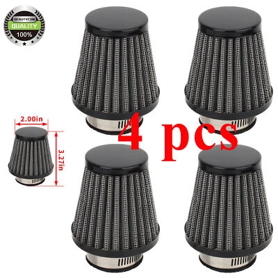 4x Universal Motorcycle air filter Fits Kawasaki KZ650B 650 77-79 KZ650C CUSTOM - Image 1 of 4