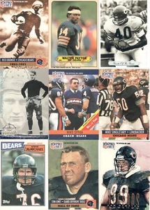 Lote de 148 tarjetas del Salón de la Fama y Estrellas de los Chicago Bears, Payton, Sayers, More No Dupes - Imagen 1 de 12