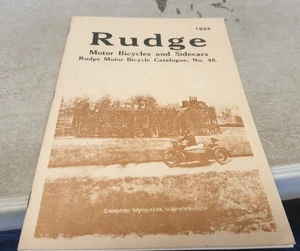 1924   RUDGE    Motorcycle Sales Brochure  - Picture 1 of 9