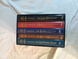 Percy Jackson and the Olympians Rick Riordan HC Box Set 1st Edition Disney - Bild 1 von 15