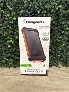 Charge Work Solar Powered Power Bank Weather Proof New - Picture 1 of 6
