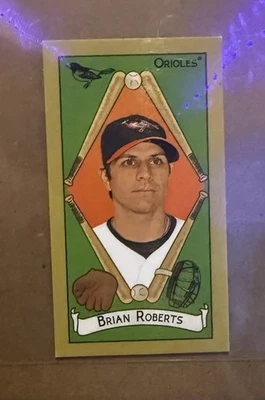 2025 Topps T205 Brian Roberts, Baltimore Orioles - Broad Leaf (1:25 packs) RARE - Image 1 of 2