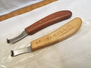 Paar Hall Hufschmied Klauenpflegemesser rechts links Pferd Tierarzt Werkzeug - Bild 1 von 5