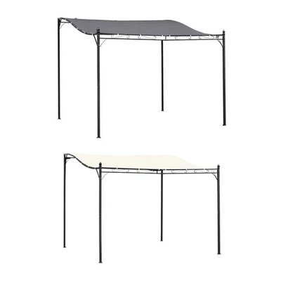 Pergola Gartenpavillon Pavillon Überdachung Zelt Metall 297x297cm - Bild 1 von 3