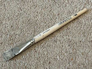 DA VINCI 16MM / 0.25" NATURAL PAINT BRUSH  WITH WOODEN HANDLE MADE IN GERMANY - Picture 1 of 8